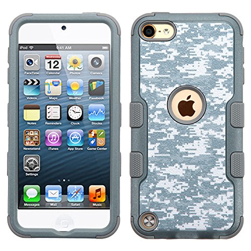 MYTURTLE iPod Touch 7th 6th 5th Generation Case Shockproof Hybrid Hard Silicone Shell