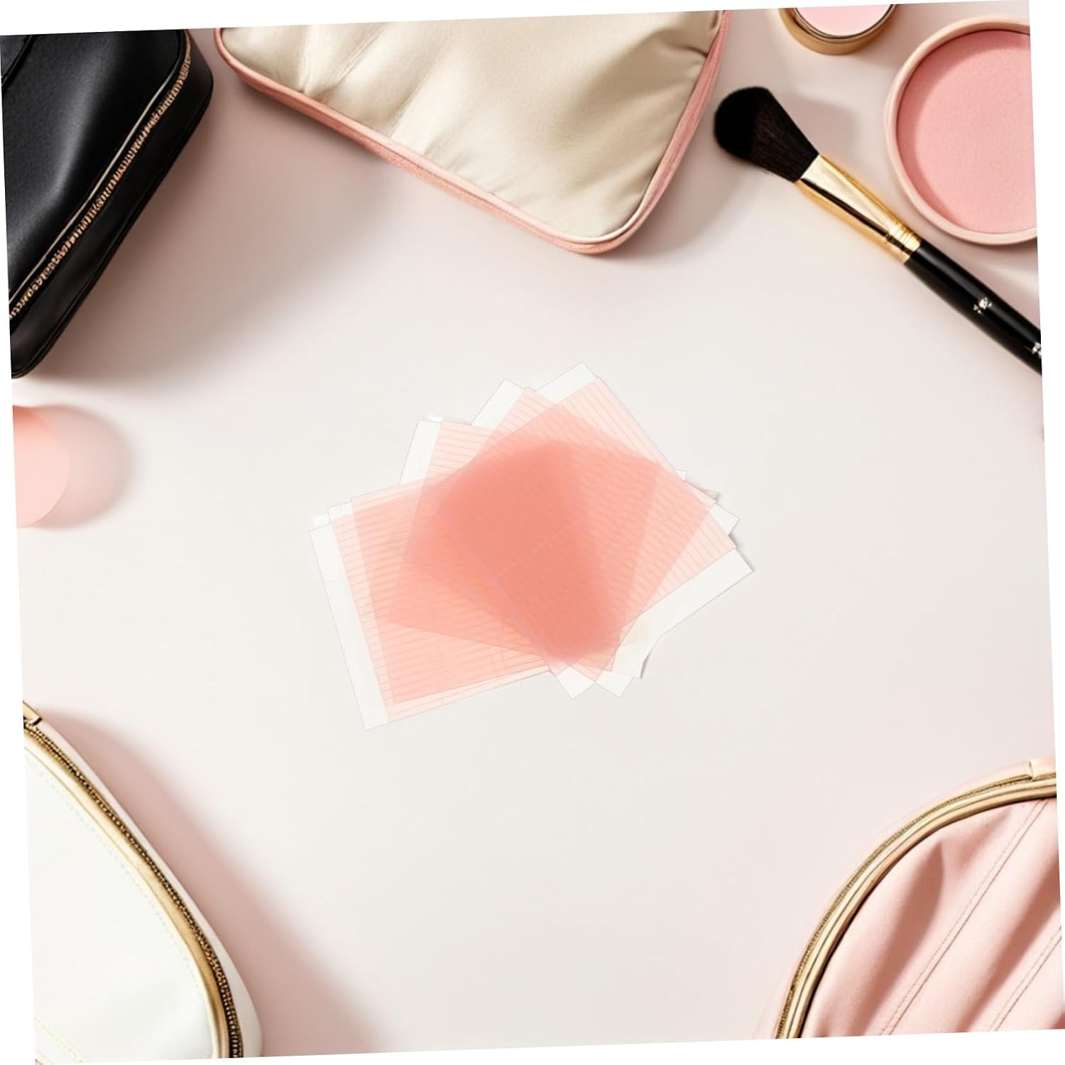 10 Sheets Self-adhesive Nose Shaping Strips for Nasal Wing Reduction, Invisible and Easy to Use Fiber Adhesive Tape for Daily Use under Makeup