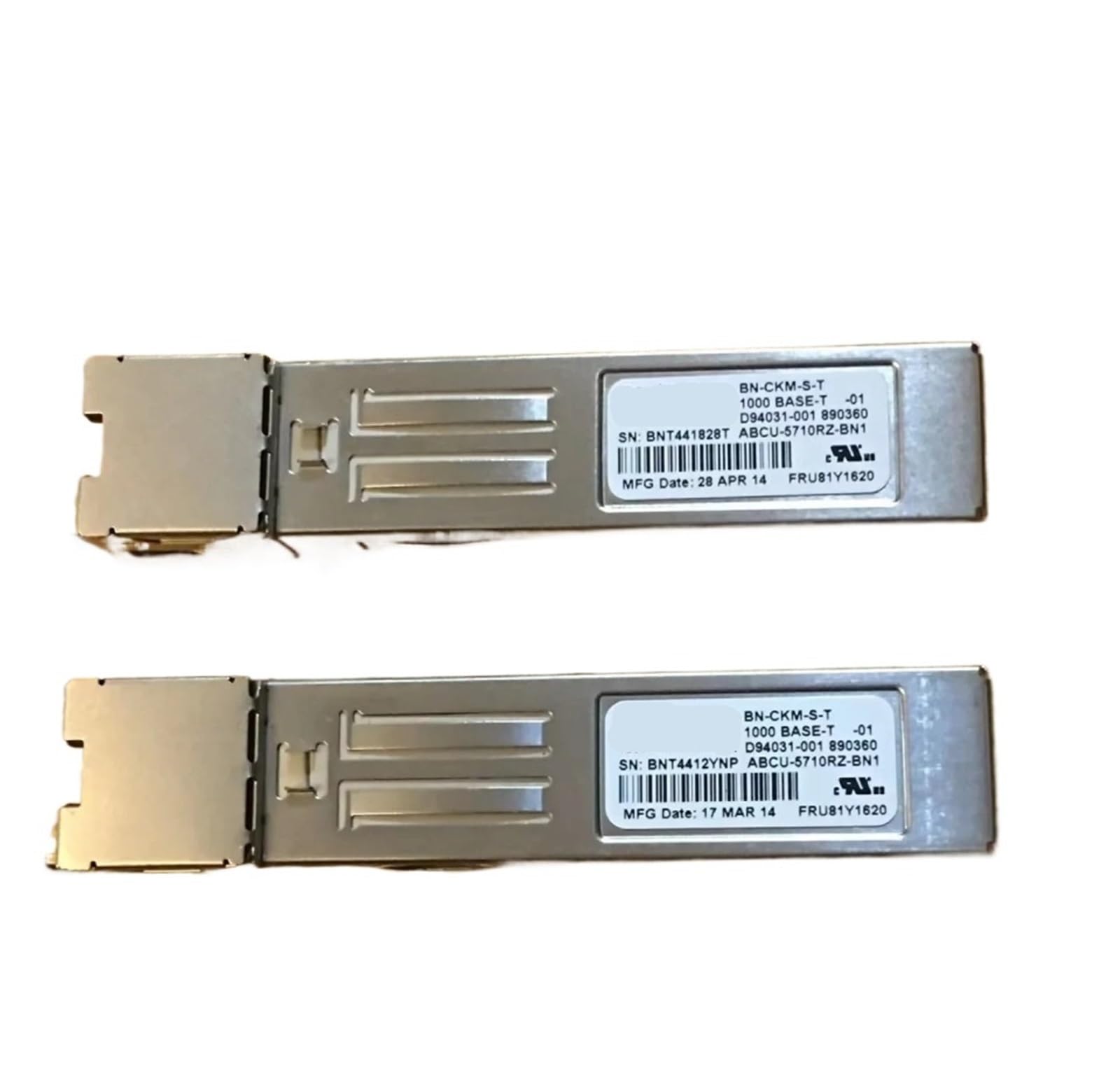 1 émetteur-récepteur fibre optique RJ45 BN-CKM-ST 1000BASE-T ABCU-5710RZ-BN1 D94031-001 890360/RJ45