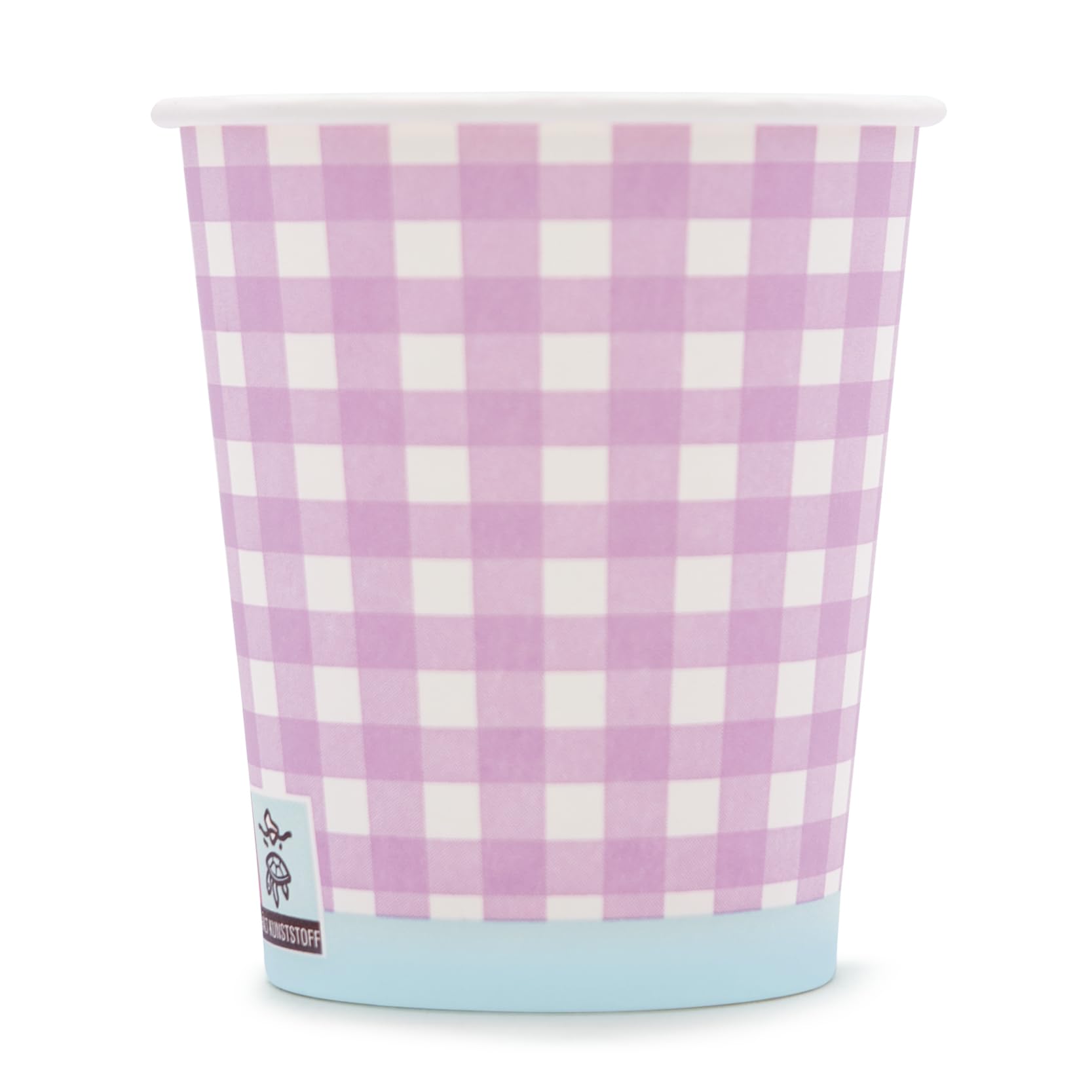 Wellsamed WELLSACUP 1000 Stück Pappbecher 180 ml Hellblau, geeignet für Heiß- und Kaltgetränke