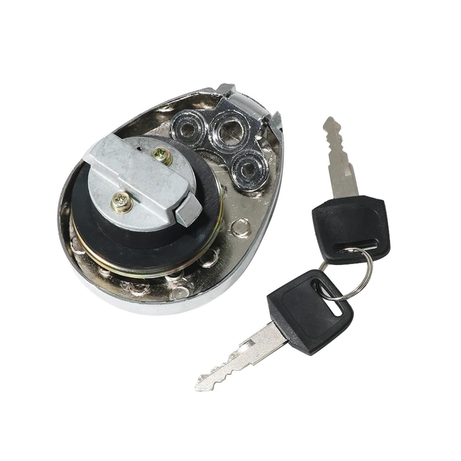 Tapa del depósito de Combustible con Cerradura y Llaves para Kawasaki BJ250 250TR Estrella Custom RS 500 400 ZR1100 Zephyr 1100.