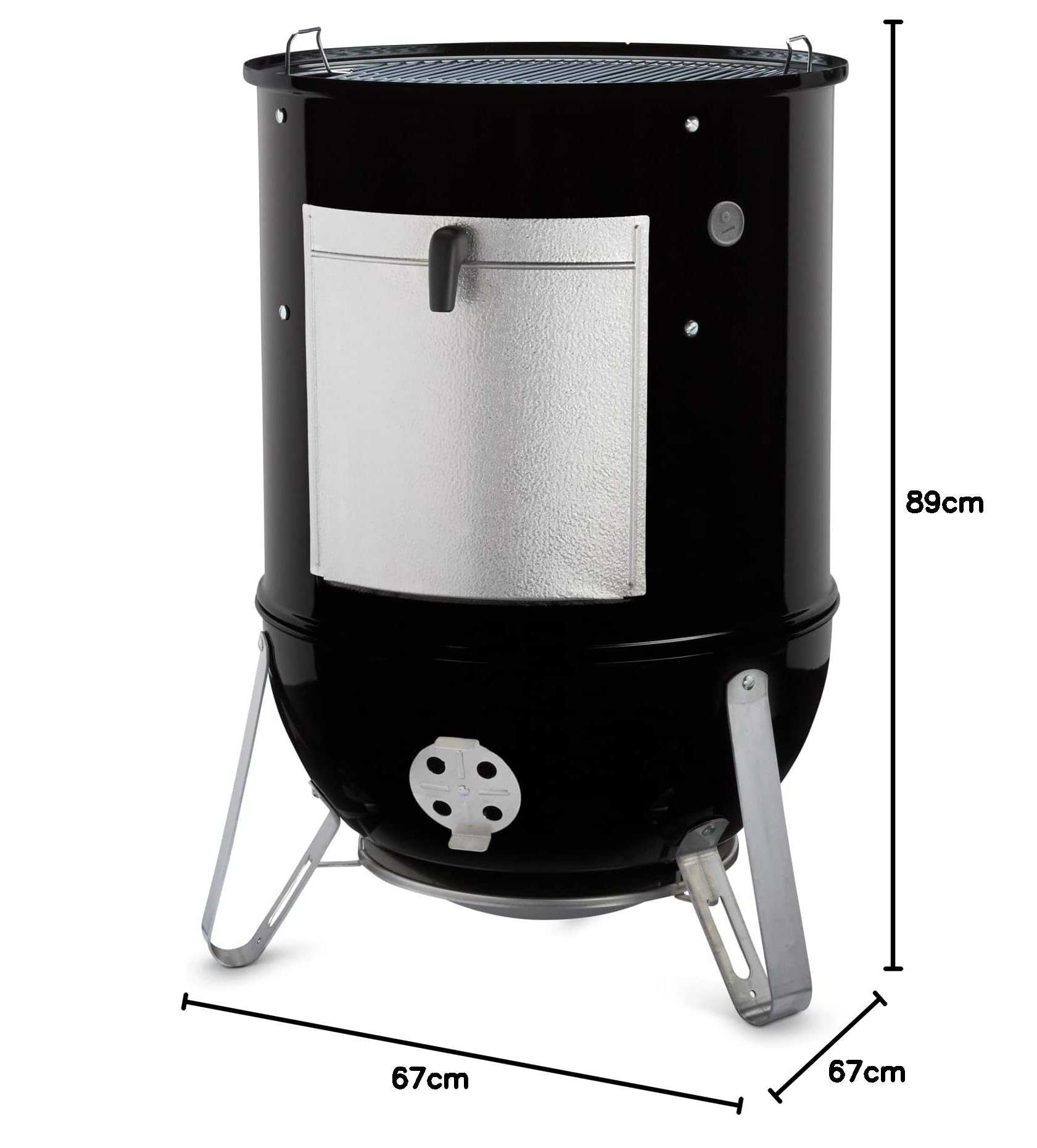 Weber Smokey Mountain 57 cm A legna Nero