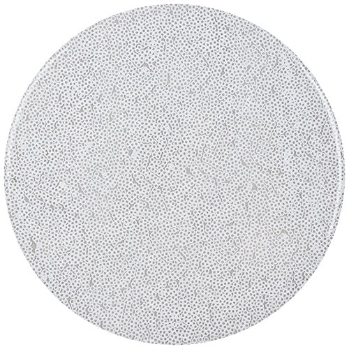 Aprons by JeM White Sequin Silicone Trivet 8-inch Made in USA