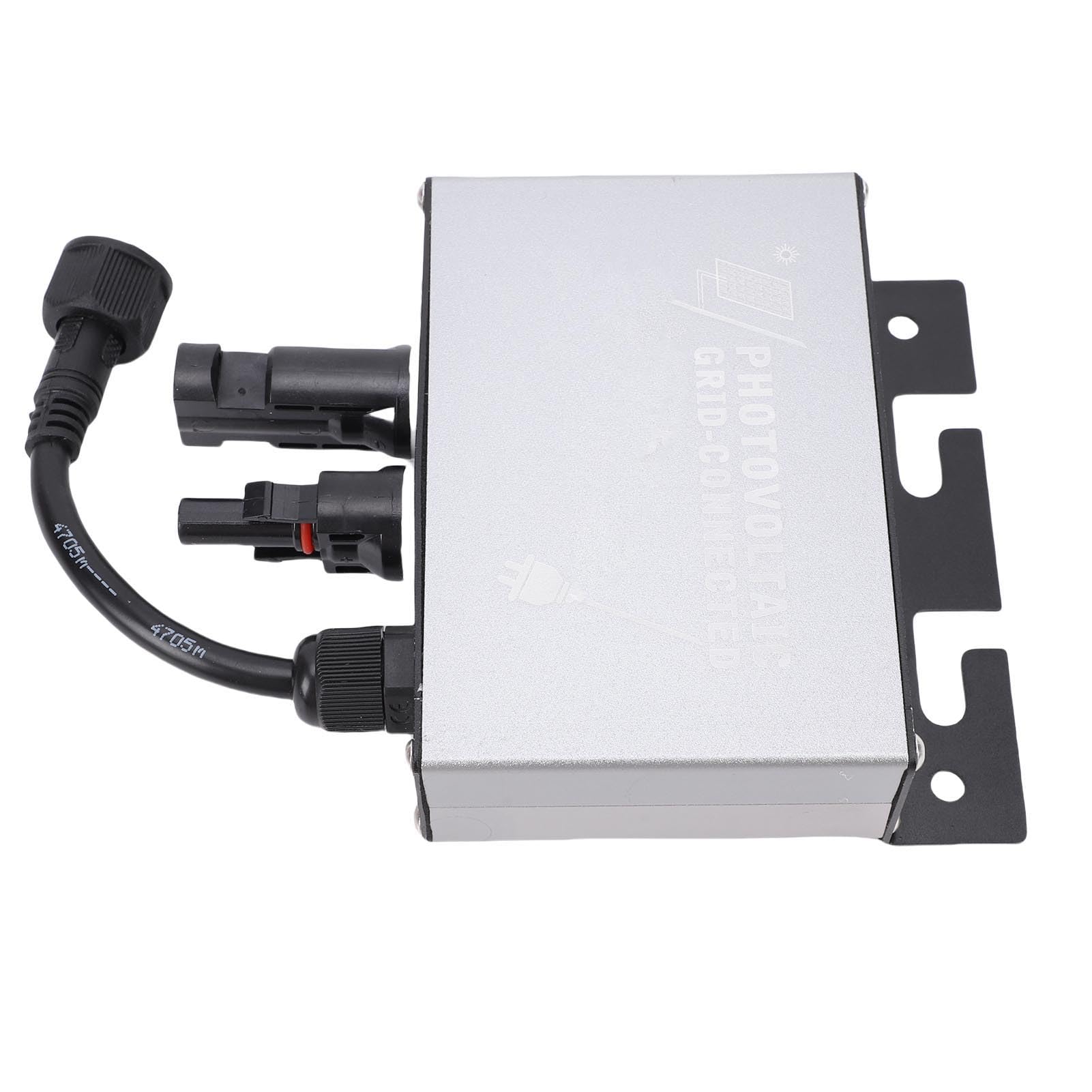 Micro Onduleur pour Batterie 12 V/24 V, 100W Entrée DC 12 V/24 V Onduleur Connectés au Réseau Sortie CA 180 V à 265 V Étanche IP45 pour Système Électrique Domestique