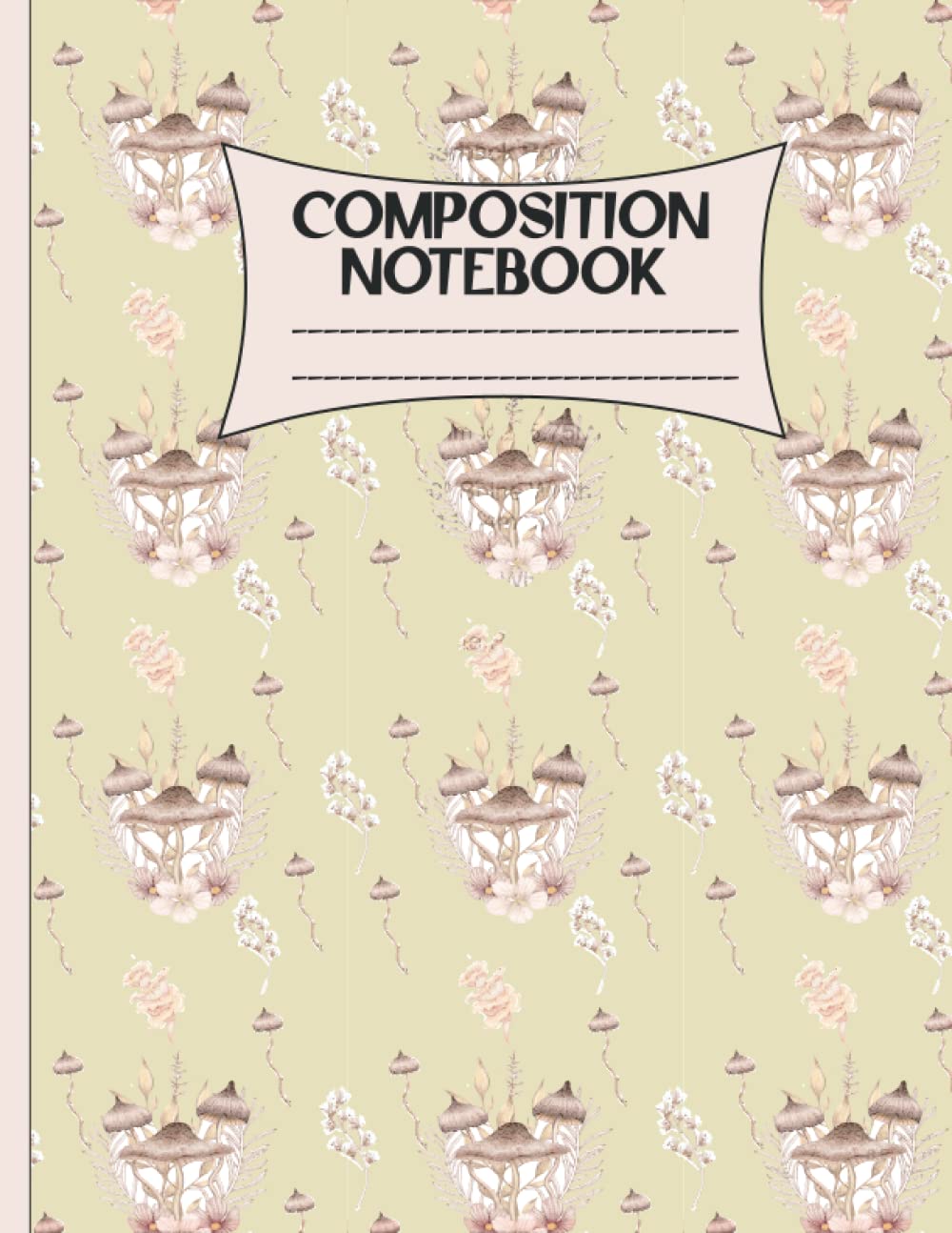 Cahier de composition champignon : le cadeau esthétique idéal pour les institutrices et amies