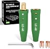 RX WELD LC40 Cable Connector Set, Includes Black Male and Female for Cable Capacity: 10 thru 20 50-70mm²-Green