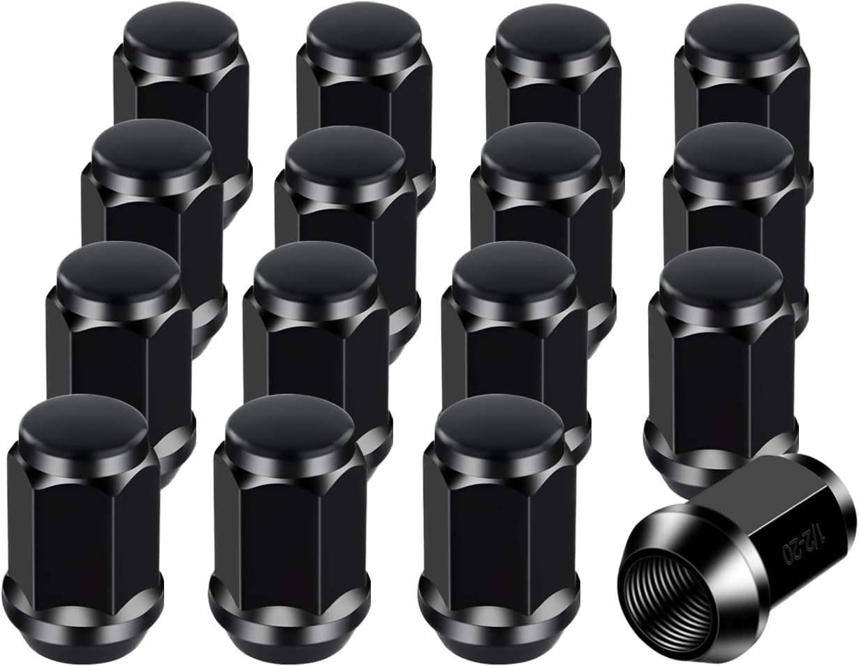 Panglong Golf Cart Wheel Lug Nuts - 16 PCS for Club Car and EZGO, Size 1/2-20, OEM# 1701160, 14723-G1, 1010984, 1701160