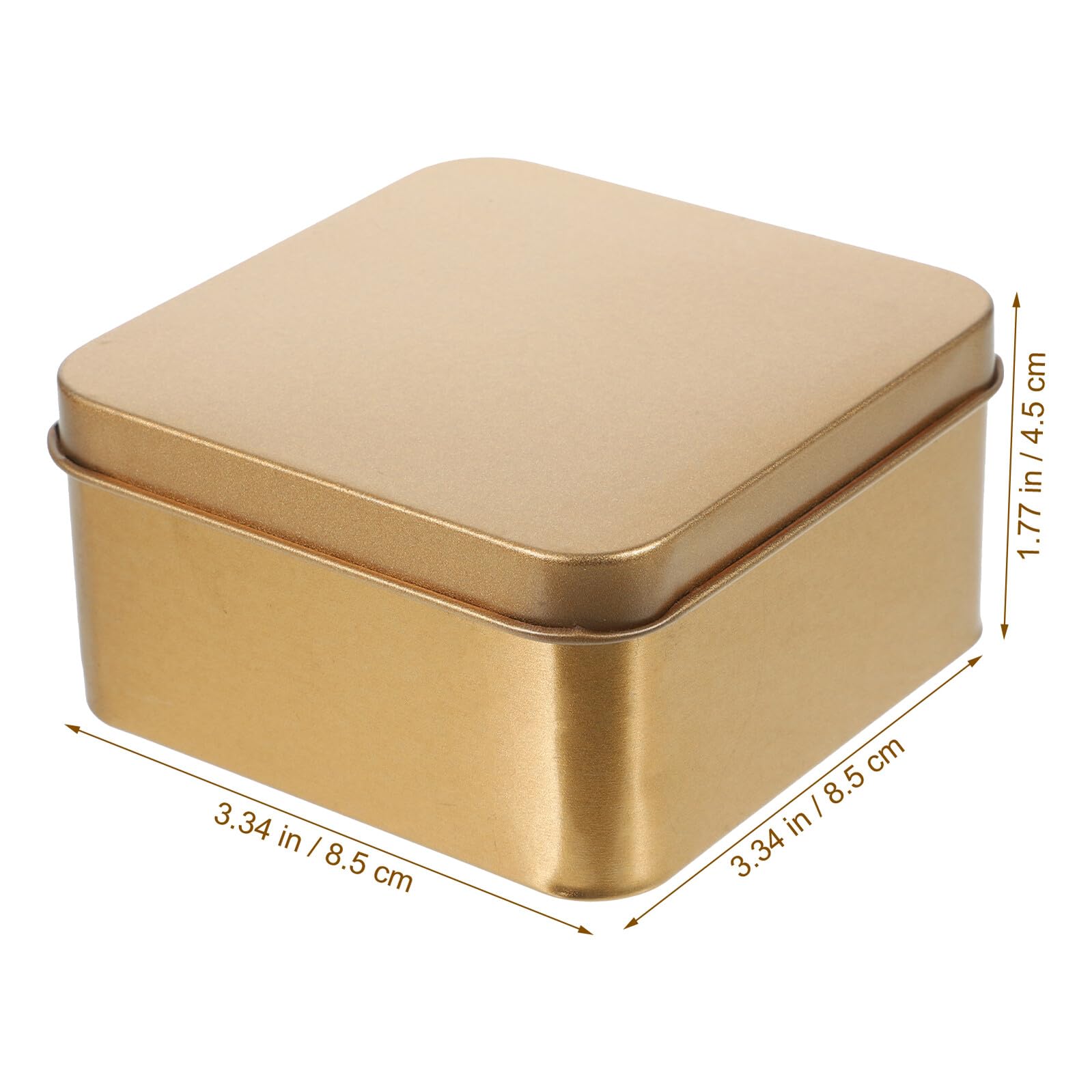 Set da 10 Barattoli in Latta con Coperchio Sigillante Contenitori per Tè Zucchero e Caramelle Scatole Portaoggetti Compatte per Cucina e Casa