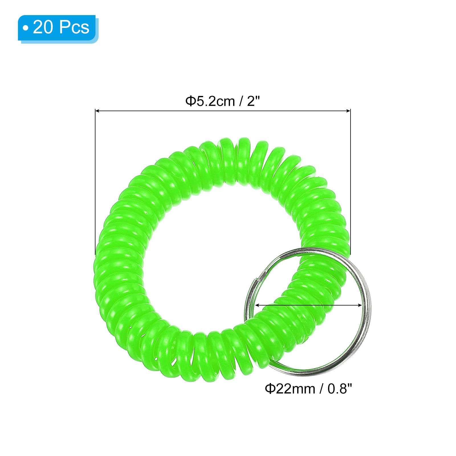 PATIKIL Spiral Wrist Coil Keychain - Image 2