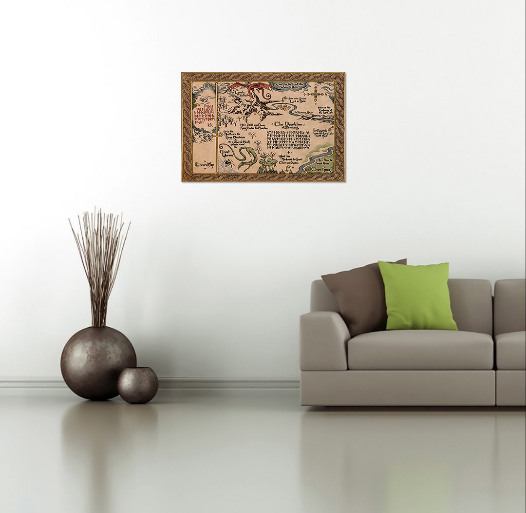 Buy Best Print Store The Lord of The Rings, Middle Earth, Thror's