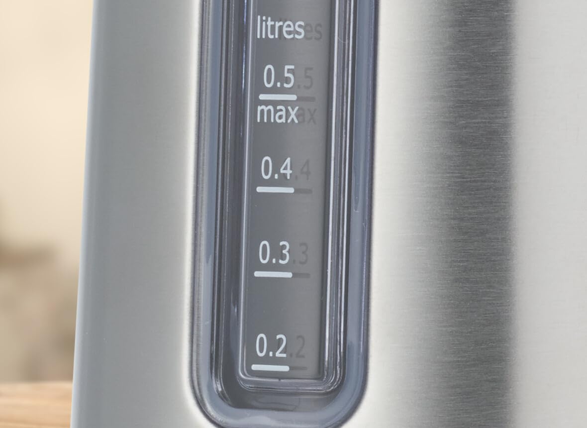 Kenwood 0WJKM07602 mini czajnik elektryczny (670-800 W / 0,5 litra/stal nierdzewna) srebrny