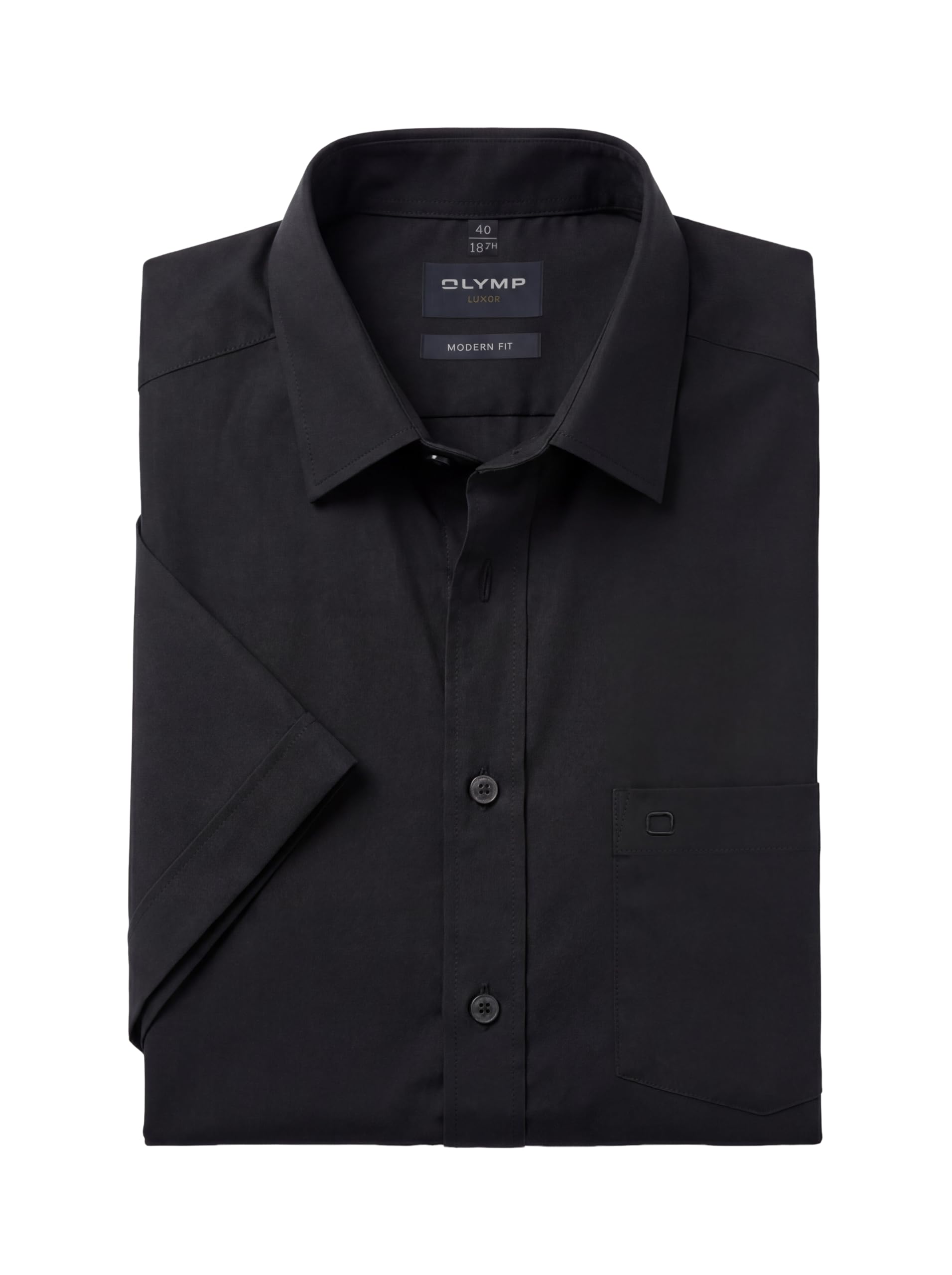 OLYMP Herren Businesshemd Langarm Luxor,Einfarbig,modern fit,New Kent