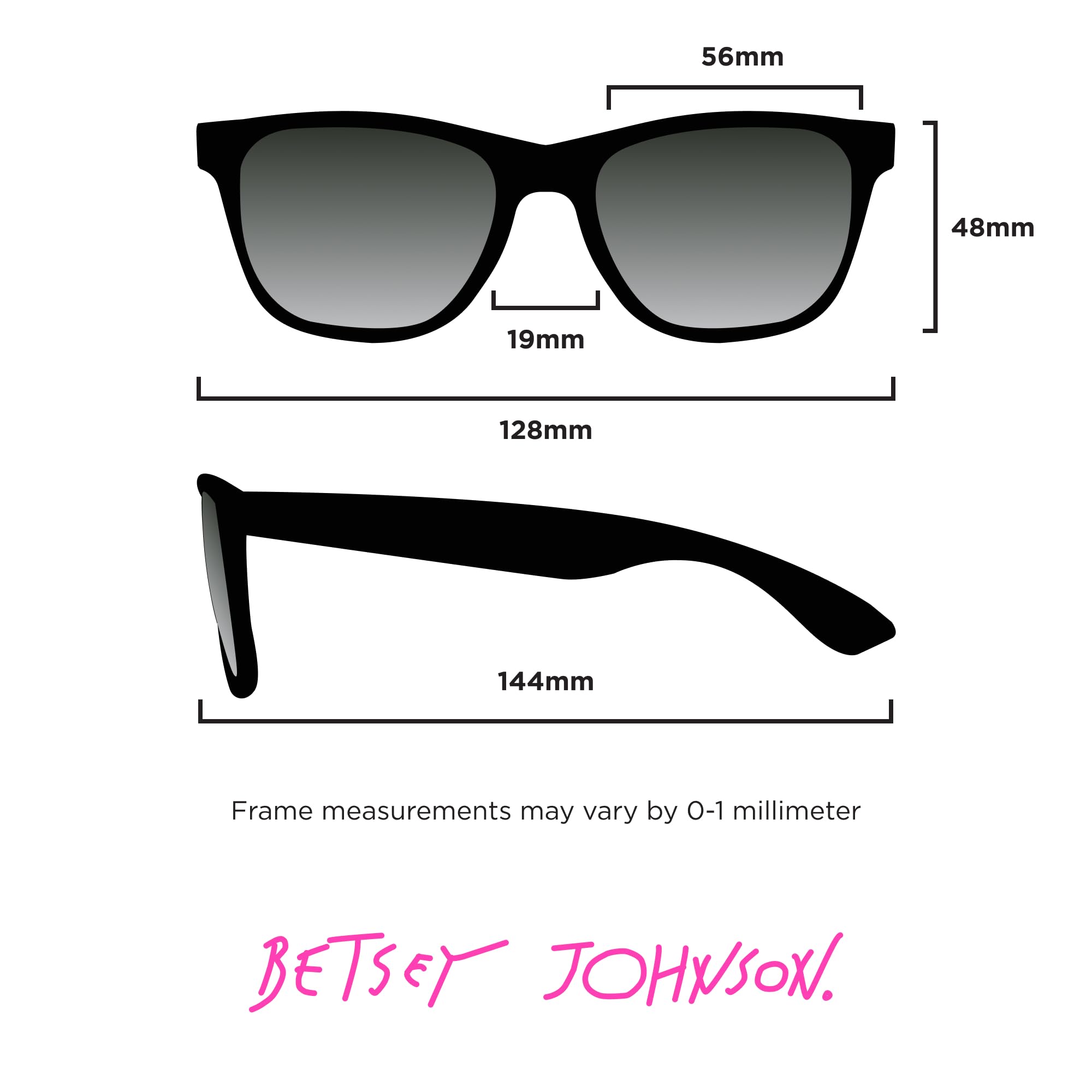 Betsey Johnson Occhiali da sole da donna Serpentine Cat Eye