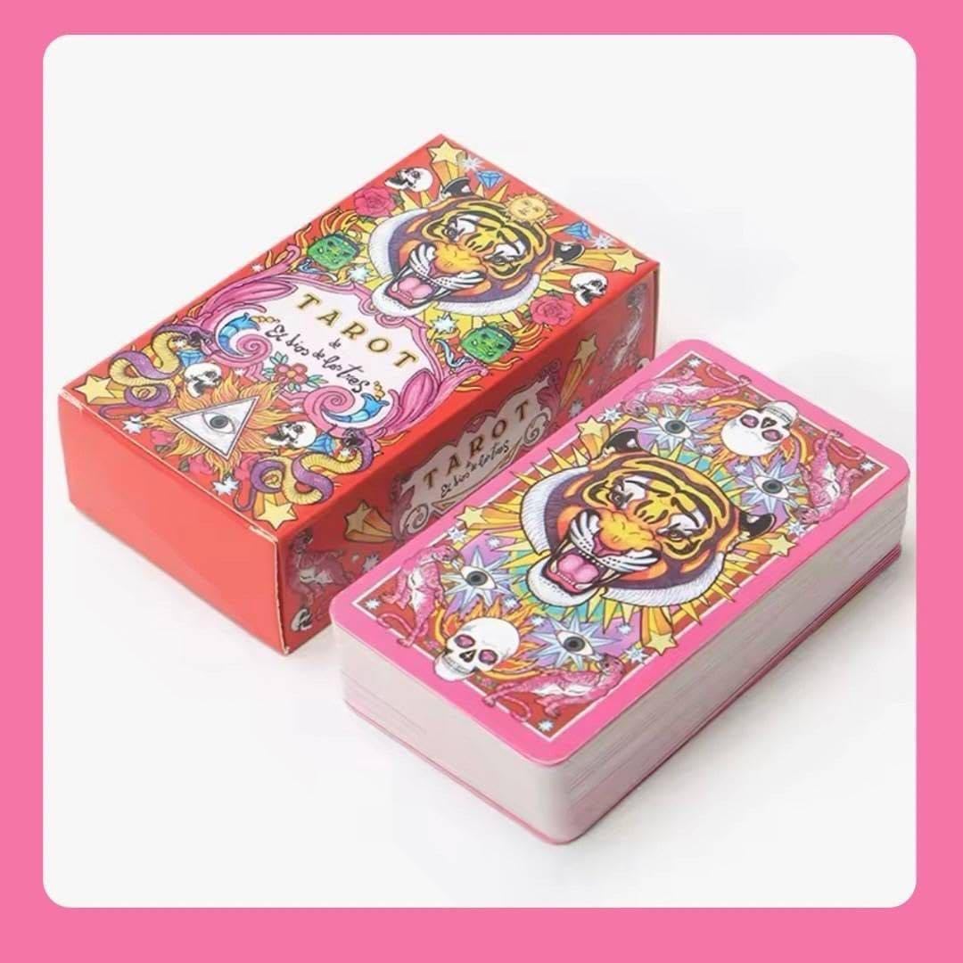 Amazon.co.jp: ピンク タロットカード トラ オラクルカード タイガー