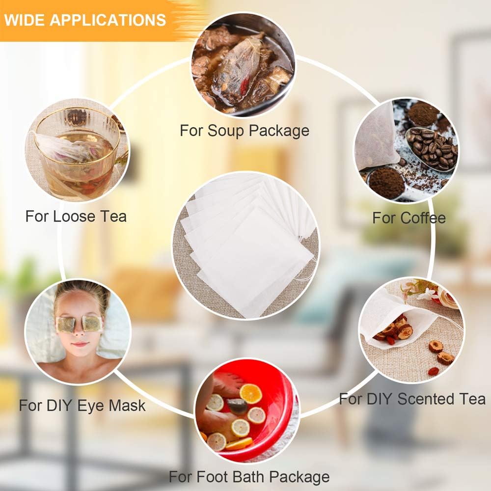 BetyBedy Disposable Tea Filter Bags