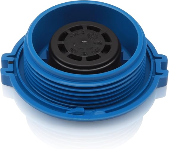 3B0121321 Blue Radiator Coolant Overflow Expansion Tank Cap 1J0121321 Replacement For VW Jetta Golf Beetle Polo Amarok Caddy Fox Audi A1 A3 A4 Porsche Panamera 1J0121321A 1J0121321B