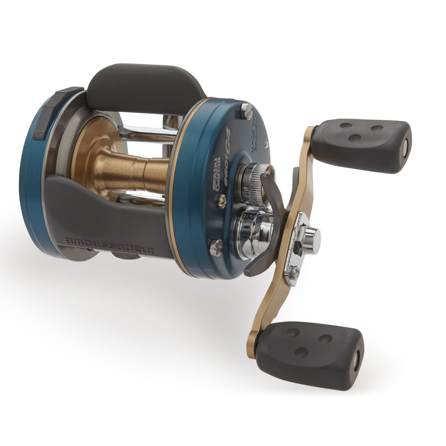 Abu Garcia Ambassadeur C4 moulinet à tambour tournant de type Baitcast pour la pêche au leurre ou au poser