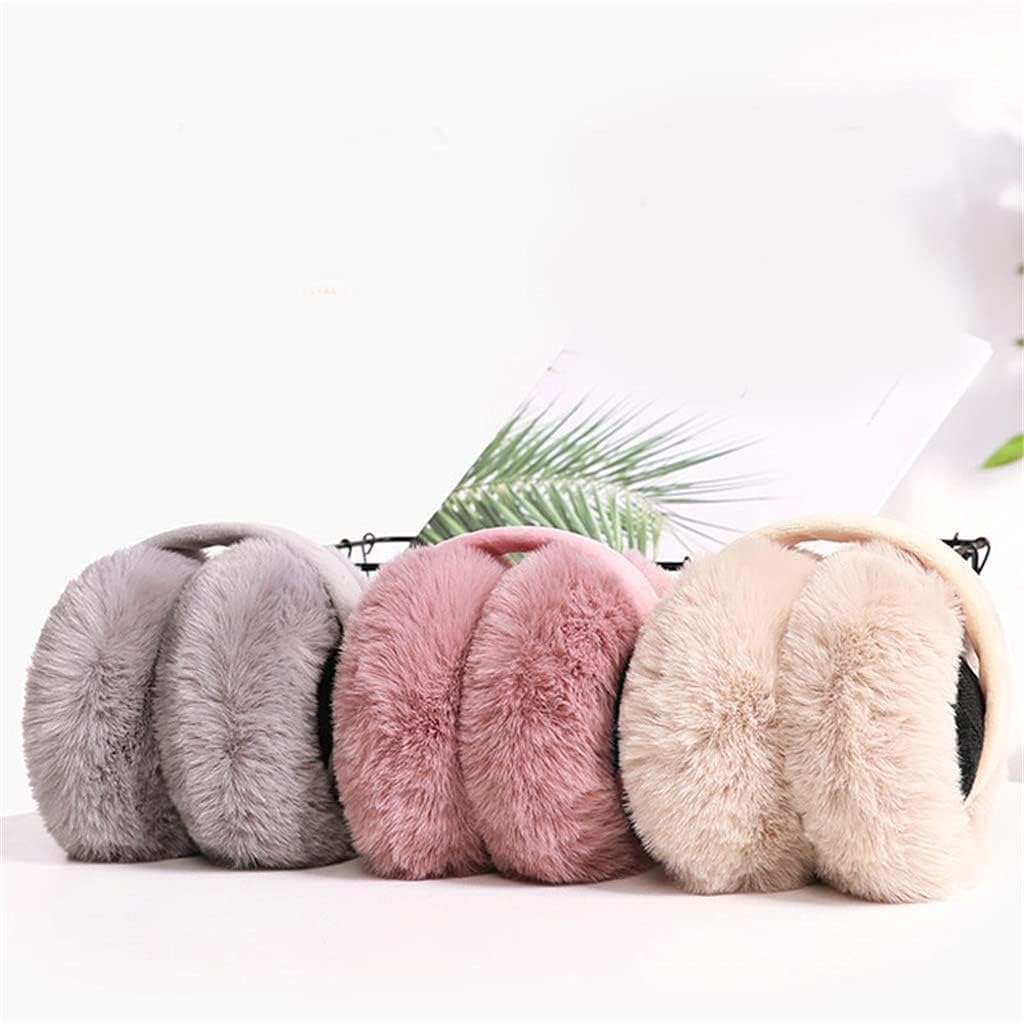 ZUMAHA Orejeras Plegables Lindas Orejeras de otoño e Invierno para Mujer Color sólido Calentadores de oídos Unisex cálidos y cómodos