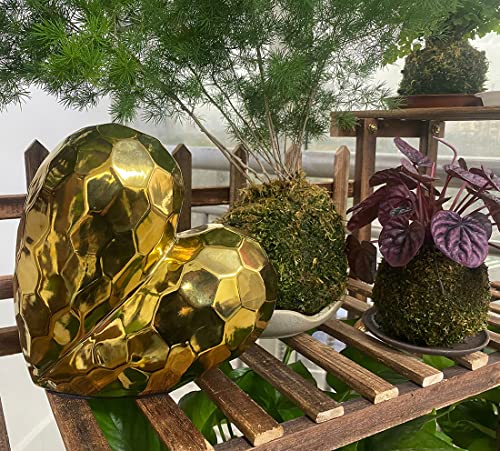 Artgenius 7.75" Gold Love Heart Statue Sculpture,Geometric Decorative Objects,Gold Accent Heart Decor Ideas For Wedding,Gifts,Indoor #TOP3