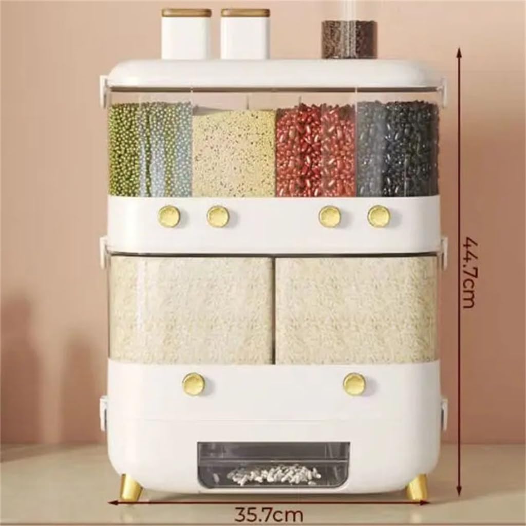 Sealed Storage BinsWall Mounted Cereal ContainersFood DispensersGrain Tanks