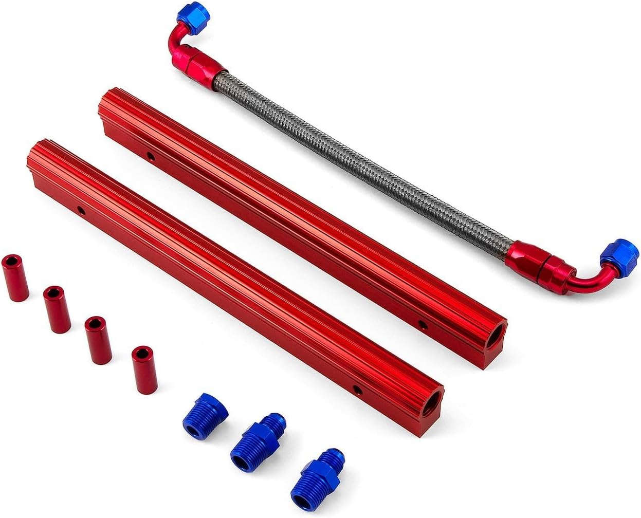 Speedmaster PCE137.1002 Chevy SBC 350 Billet Aluminum Fuel Injector Rail Kit