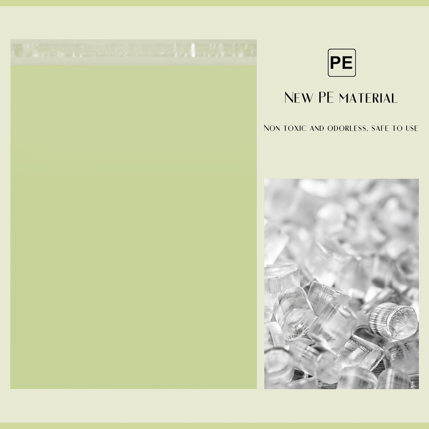 Metronic Poly Mailers 12x15.5 100 Pcs | Medium Size Shipping Bags for Clothing | Strong Adhensive Mailing Bags for Small Business, Shipping Envelopes, Tear-resistant Packing Bags in Green