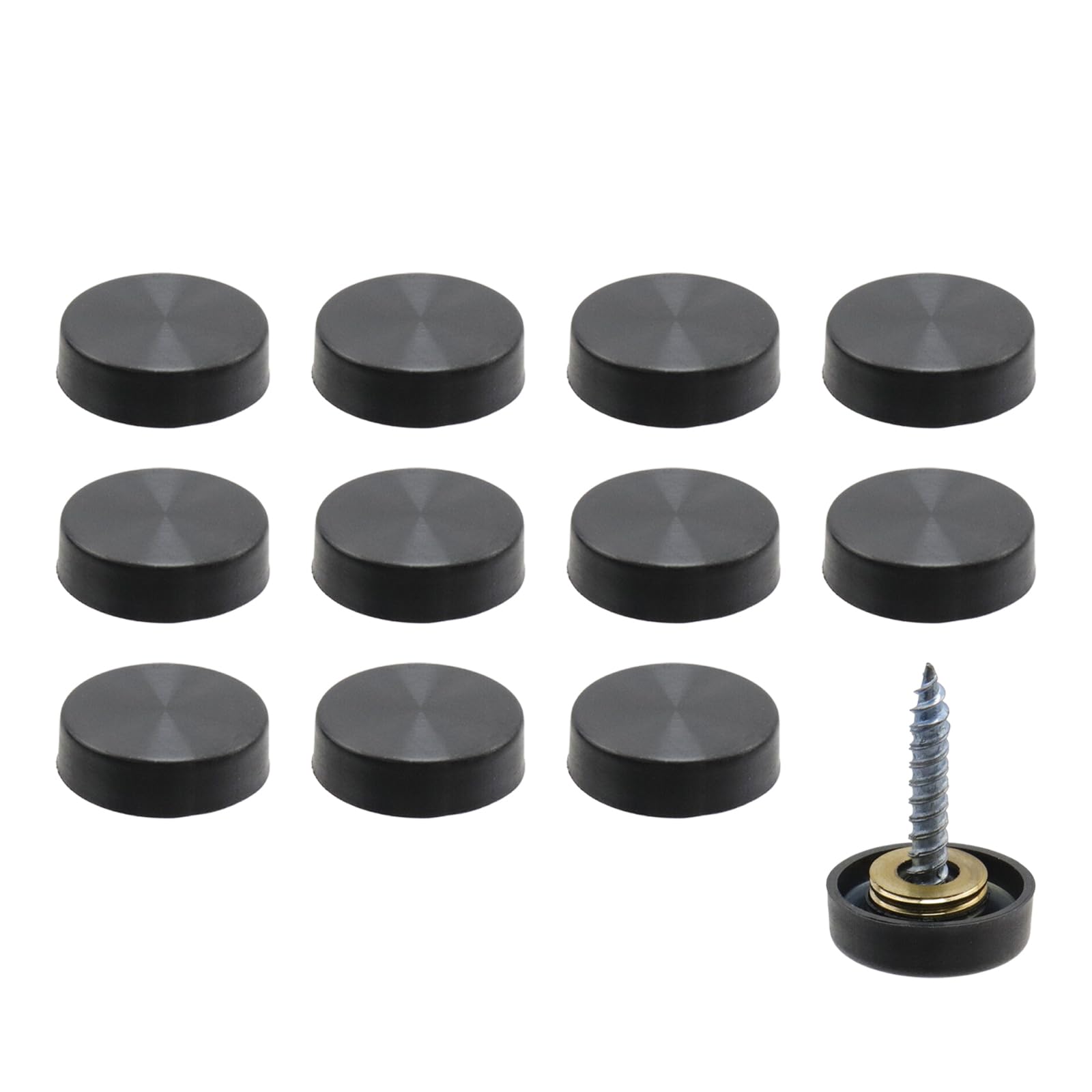 Gold Mirror Screws - Conceal Exposed Hardware -12