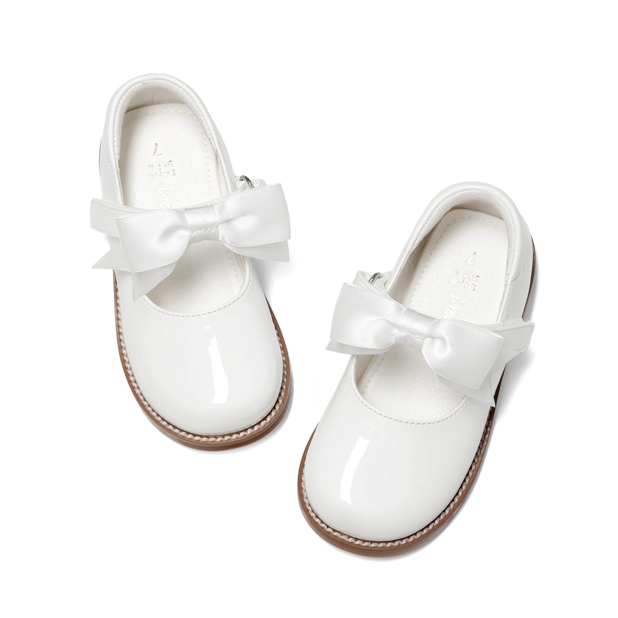 DREAM PAIRS Zapatos planos escolares Mary Jane para niñas