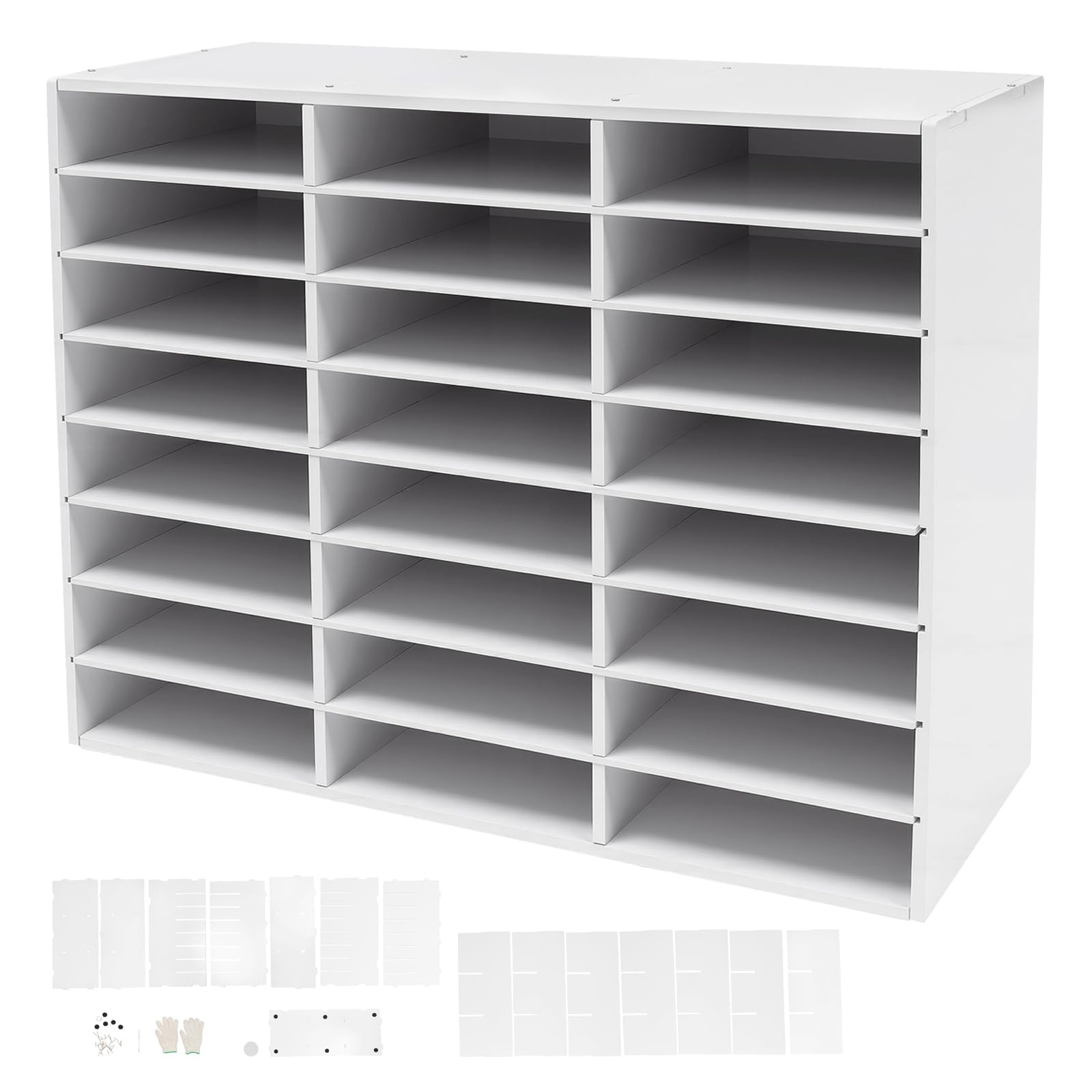 24 Fäch Dokumentenablage, Schreibtisch Aktenhalter, Ablagefächer, Büro Organizer, Mail Sorter Organizer, Desktop Rechnung Papier, Briefablage, Literatur Schreibtisch, Akteneinordnungsschrank