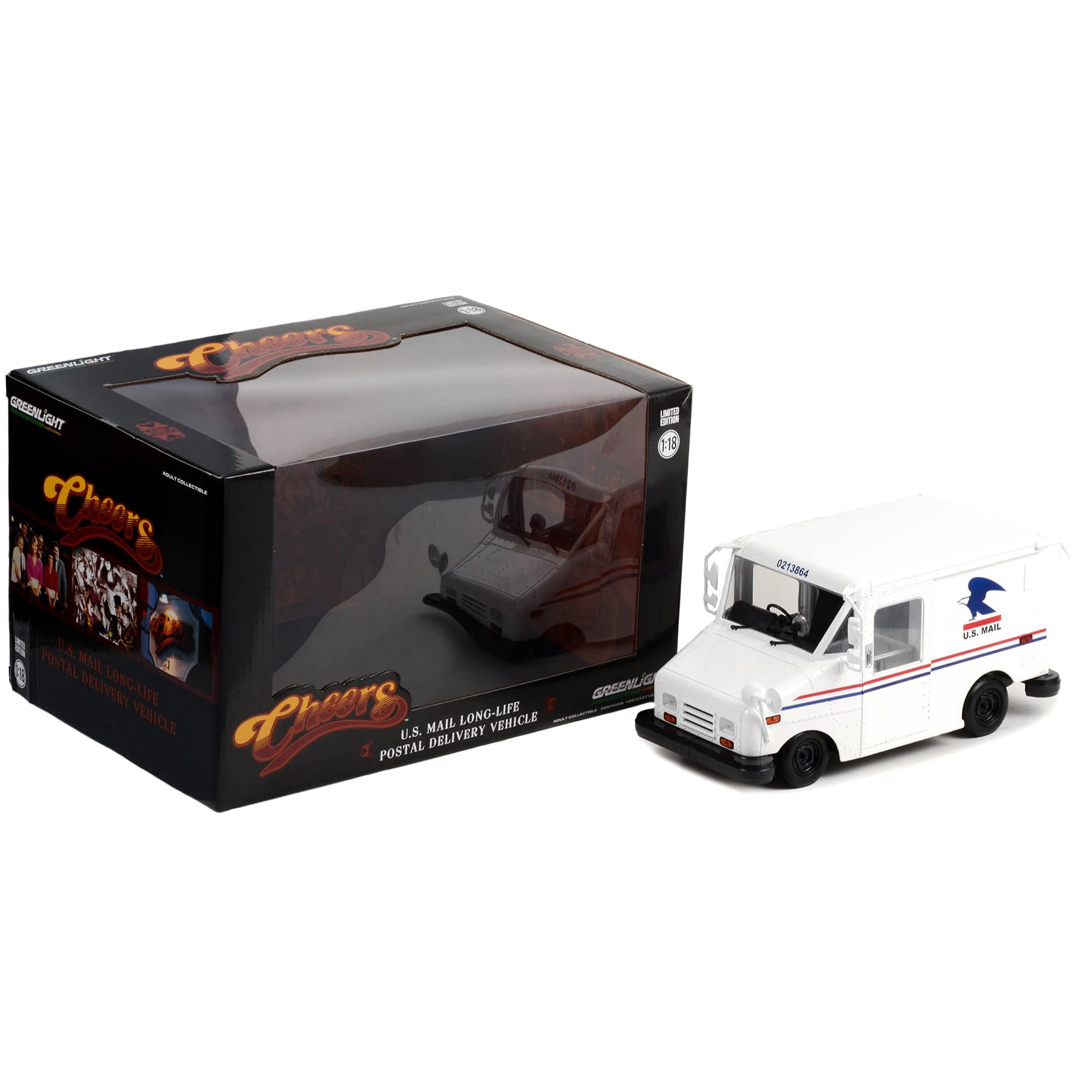 Cheers Serie TV Chiff Clavins US Mail Veicolo da cartolina in scala 1:18