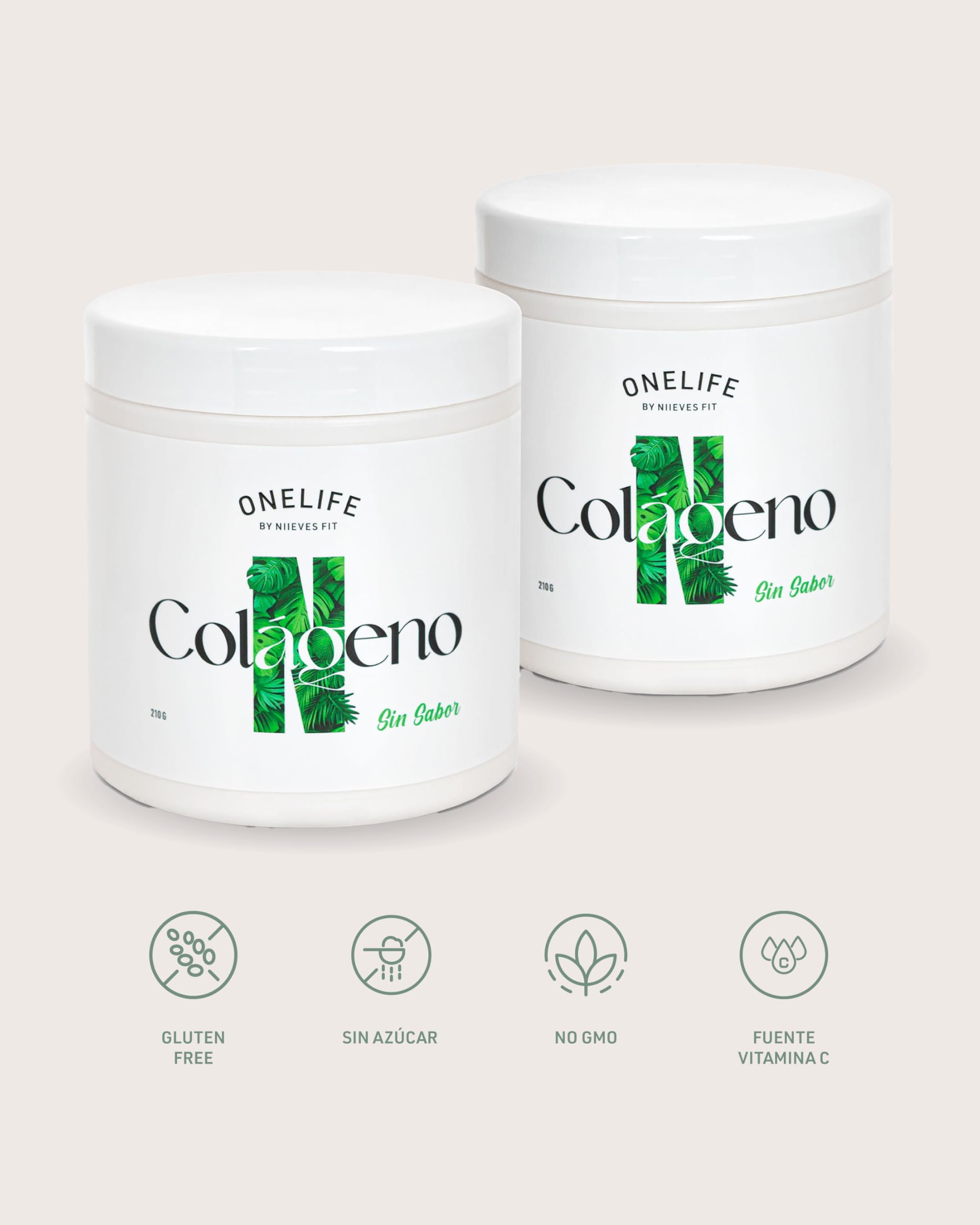 Péptidos de Colágeno Marino Hidrolizado Naticol® Sabor Neutro 210g – con Vitamina C – Fórmula Biodisponible para Cuidado de Piel – Sin Gluten, Azúcar, GMO - 30 Dosis