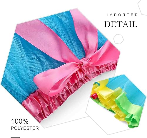 Miniatura 5 de REETAN Rainbow Tutu Skirts Colorful Tulle Skirt Ribbon Layered Dance Party Tutu Costume for Women and Girls