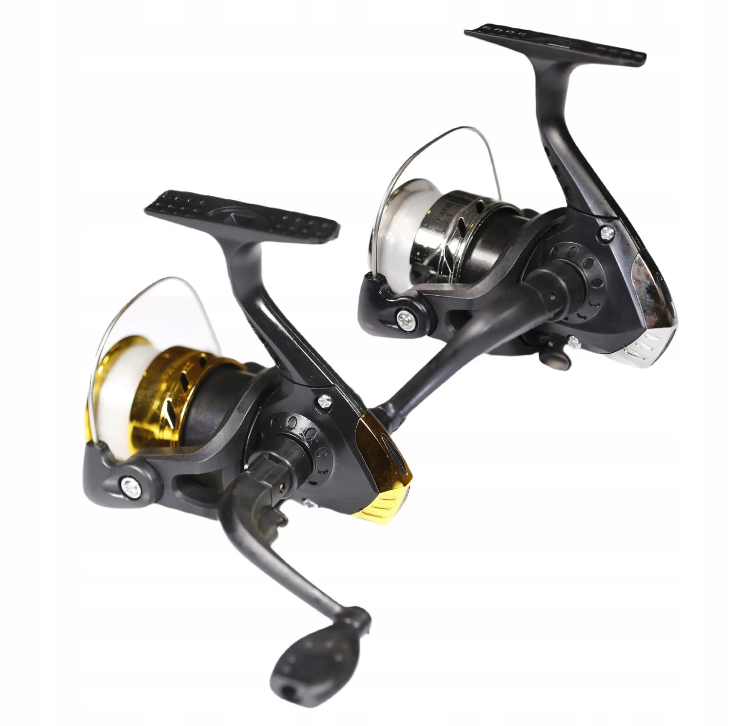 Set da pesca completo: 2 canne da pesca da 2,1 m, 2 ruote, galleggianti, esche – Set da pesca definitivo per principianti ed esperti (modello ZEST-W-13)