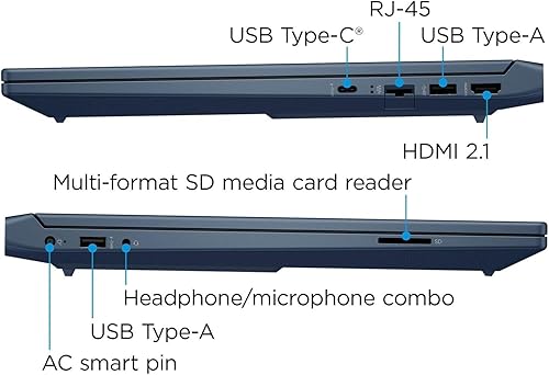 Miniatura 5 de HP - Computadora portátil para juegos Victus Full HD 144Hz de 15.6" - Intel Core i5-13420H - Memoria de 8 GB - NVIDIA GeForce RTX 3050-512GB SSD -
