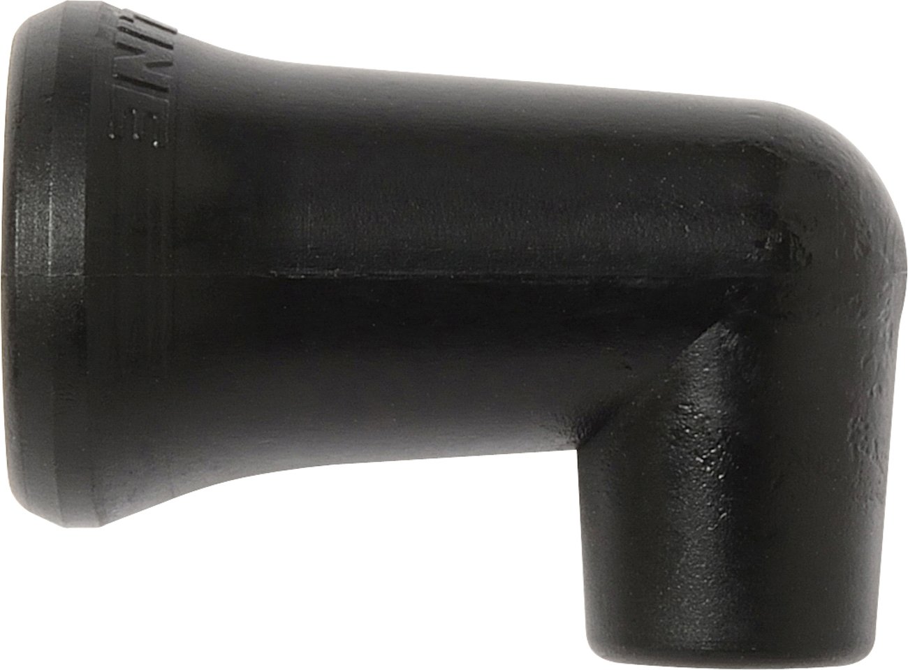 LocLine Coolant Hose Component, Black Acetal Copolymer, 90 Degree