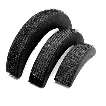 Hair Base Sponge, 3Pcs/Set Hair Pads Hair Volume Increase Puff Hair Bun Maker, Invisible Hair Clip Comb, Foam Sponge Bump Up Insert Base Hair Styling Accessories Bag Picture payment