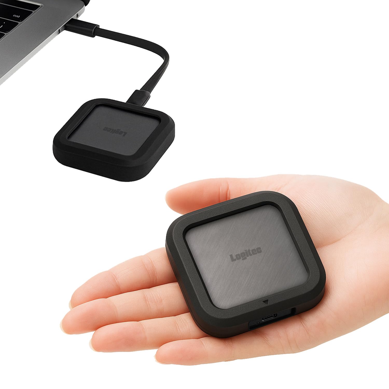 Amazon | ロジテックダイレクト 40Gbps USB4対応 外付け SSD 1TB Type 