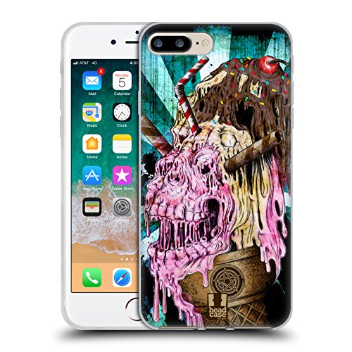 Coque Antichoc iPhone 7 Plus MagSafe Évite les Rayures Style Crâne de Glace