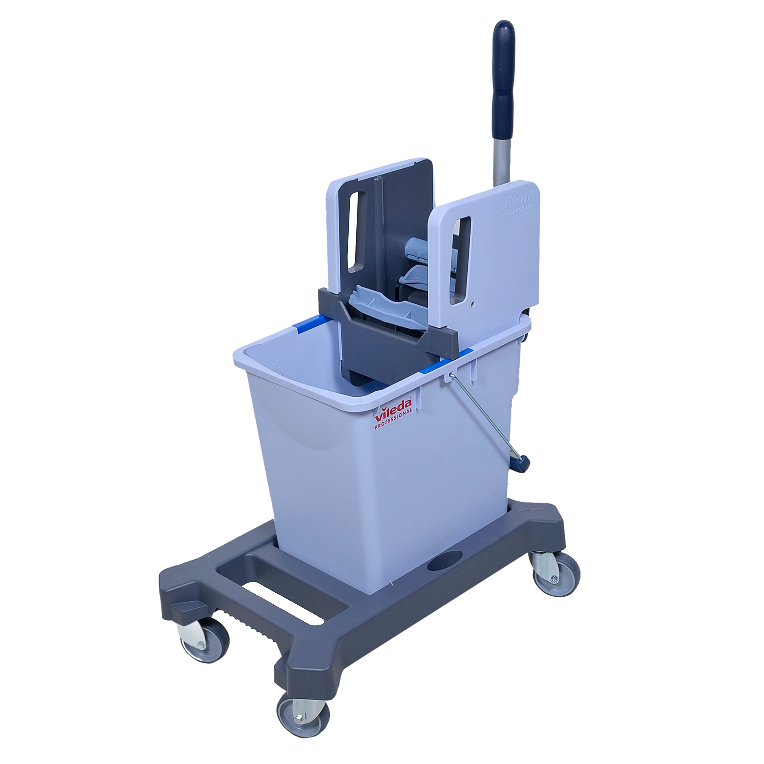 Vileda Professional Solución compacta de Prensa Vertical de un Solo Cubo de 25 litros