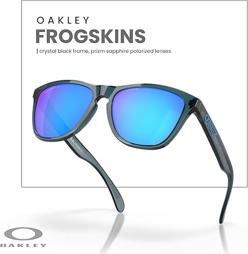 Miniatura 5 de Oakley Frogskins OO9013 - Gafas de sol para hombre + correa de paquete + paquete con kit de gafas iWear de diseñador