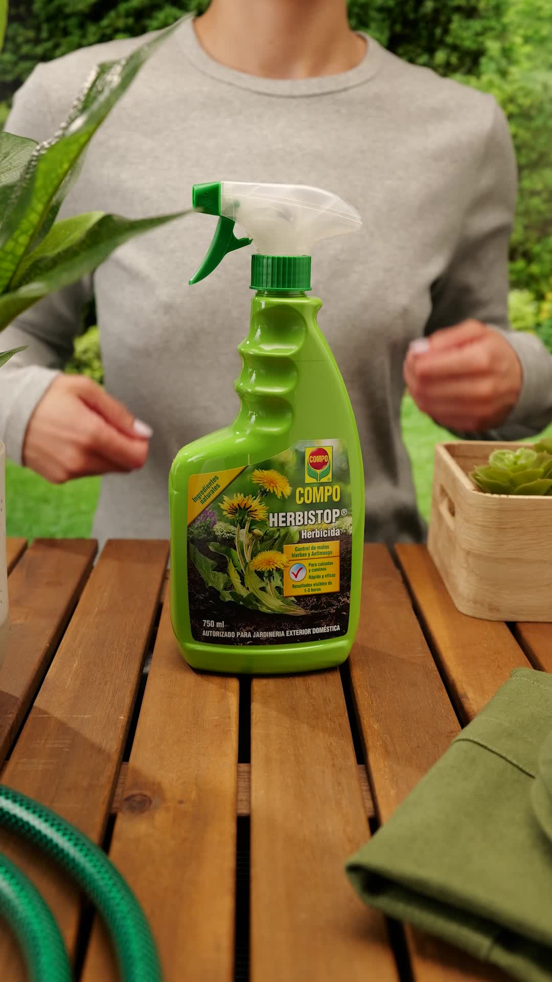 COMPO Herbistop Weed Killer, Weed Control and Moss, Natural Ingredients,  Suitable for Home Outdoor Gardening, 750 ml : Amazon.es: Garden
