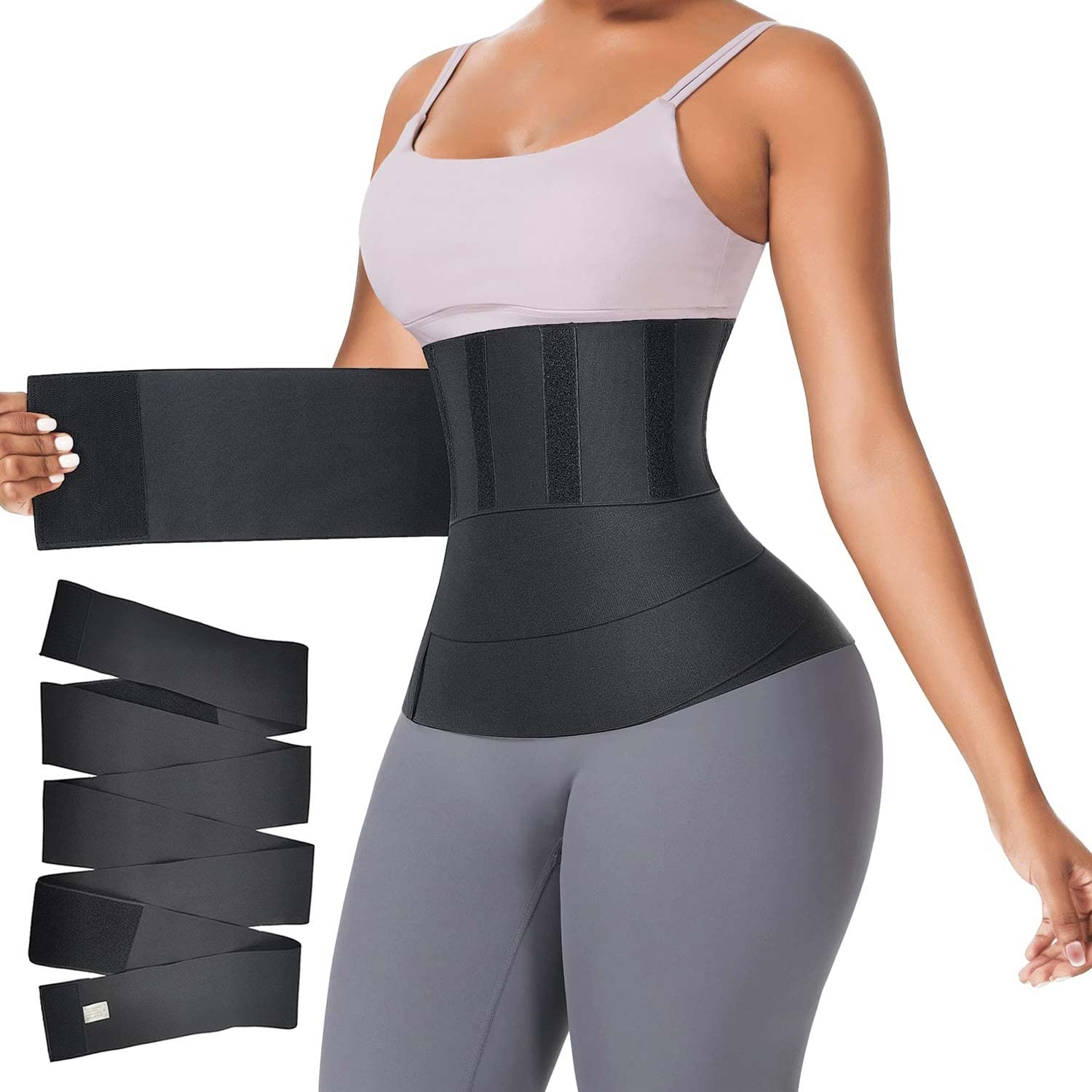 Waist Trainer Women, Waist Cincher Belt Shapewear Body Shaper Sports Girdles Waist Trimmer Postpartum Belly Wrap Adjustable Comfortable Lumbar Waist Support Belt for SlimmingοΌFitness Workout, Unisex