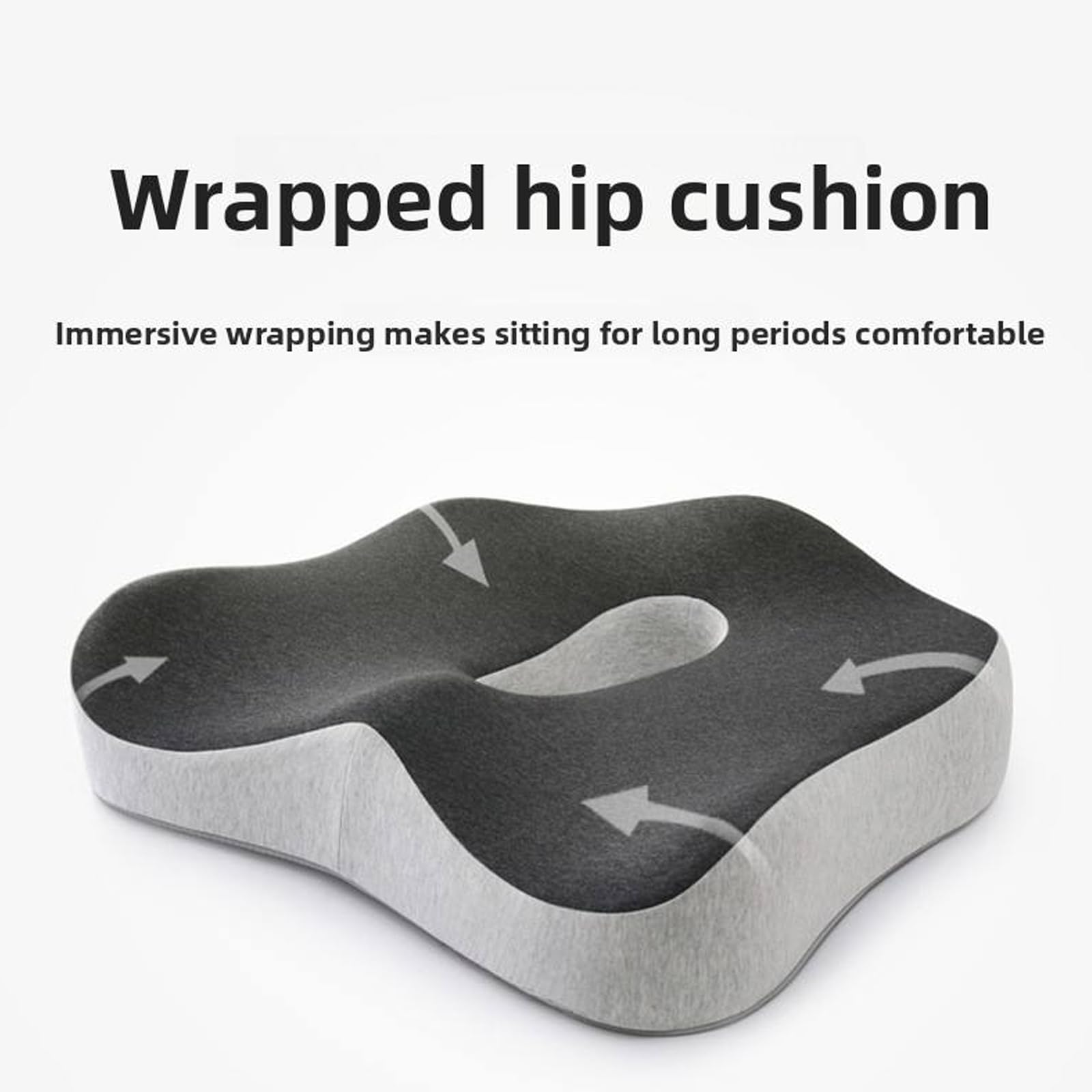 Cuscino per seduta in memory foam, ergonomico per alleviare la pressione per un comfort sano, ideale per lunghe ore seduti in ufficio o a casa