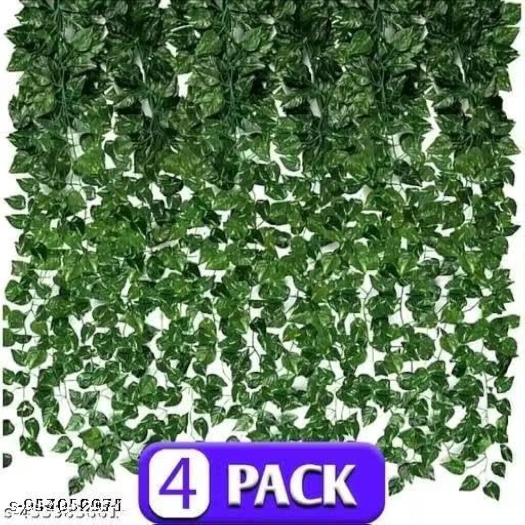 Artificial Green Ivy Leaf Wall Trellis Decoration, 8 Feet