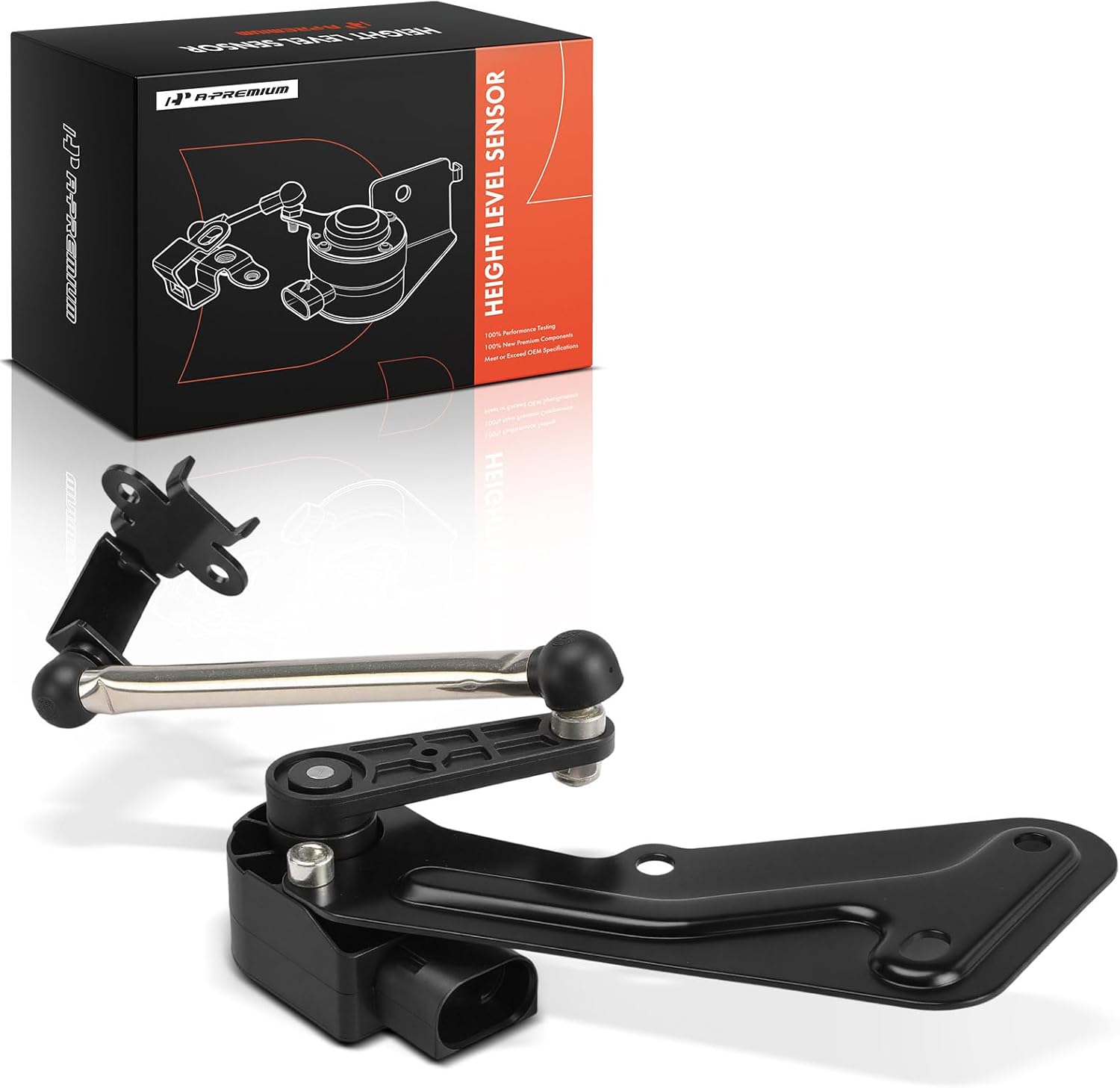 A-Premium Ride Height Level Sensor Compatible with Mercedes-Benz E350/E550 2010-2014, E400, E350, E350, E63 AMG S, E250, E63 AMG, CLS550, CLS63 AMG S, CLS400, CLS63 AMG, Front Right Passenger Side