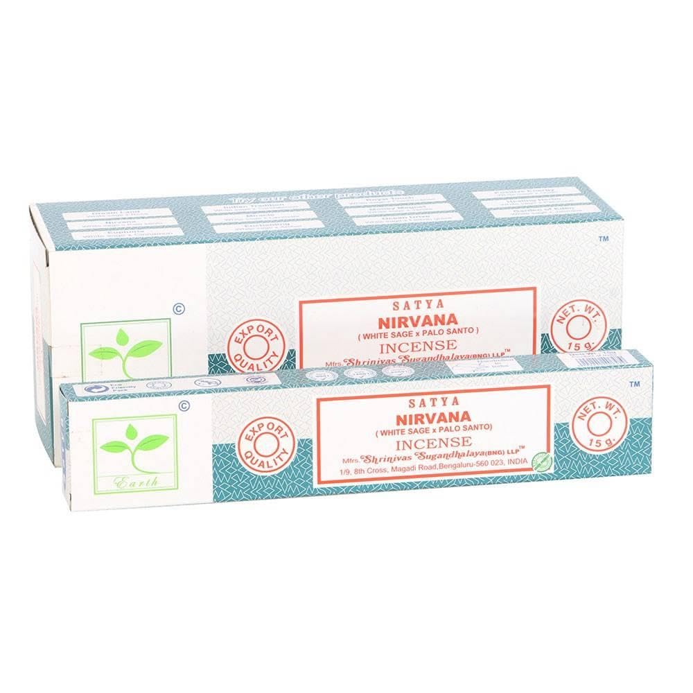 Satya Nirvana Earth Incense Sticks (Pack of 6) (One Size) (Brown)