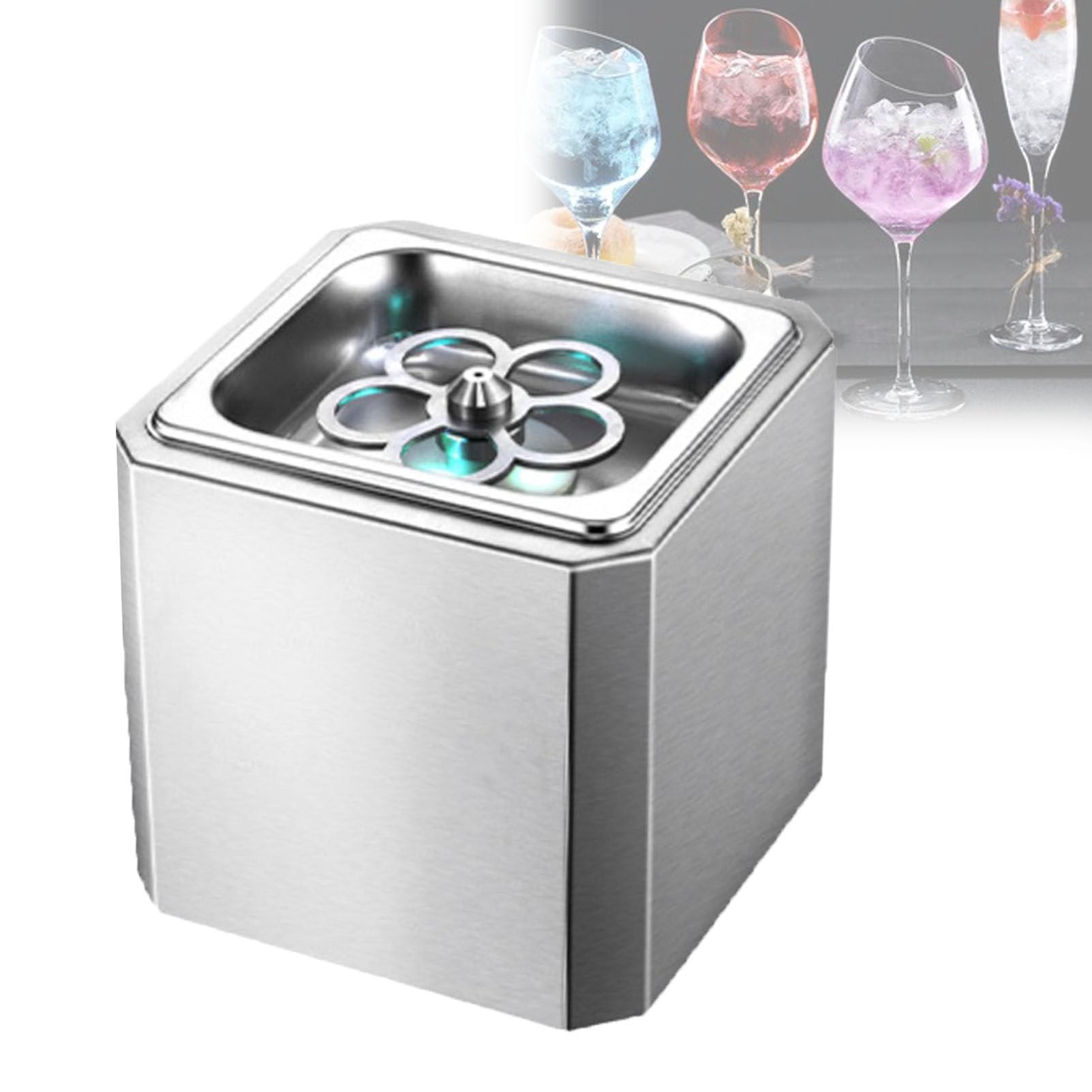 Refrigeratore per Bicchieri a CO2 con LED per Hotel