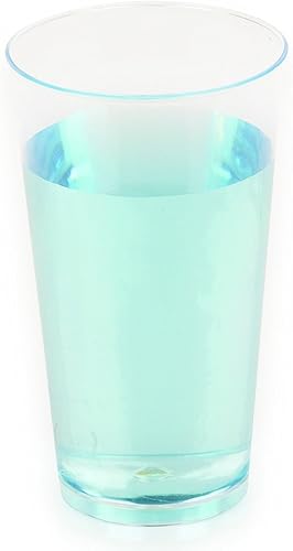 Miniatura 4 de Zappy Elegant Disposable Plastic Straight Wall Shooter Glasses 3 Oz: Clear Pack of 50 Tumblers - Tasting Sample Dessert Shooters Champagne Wine Beer