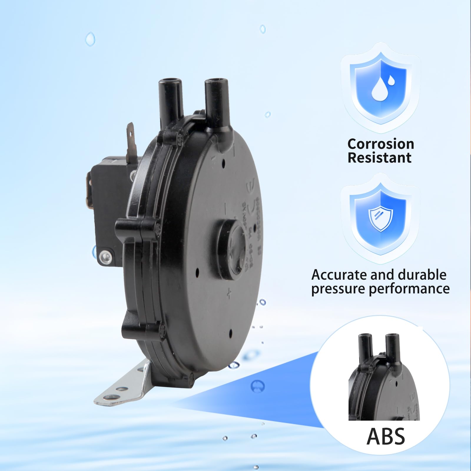 Accesorios para calentador de agua, interruptor de presión de aire compatible con CAMPLUX Ranein Recpro Girard FOGATTI Furrion Suburban RV calentador de agua y calentador de agua sin tanque de gas