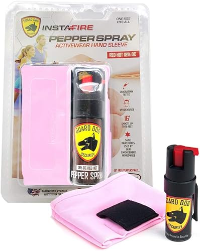 Miniatura 5 de Guard Dog Instafire gas pimienta para corredores, para protección durante actividades deportivas, con la fórmula de pimienta más picante, se adapta